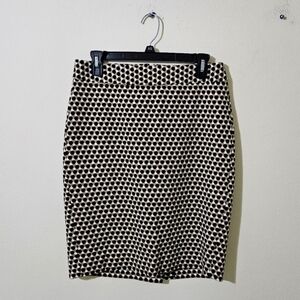 Ann Taylor Polka Dot Pencil Skirt